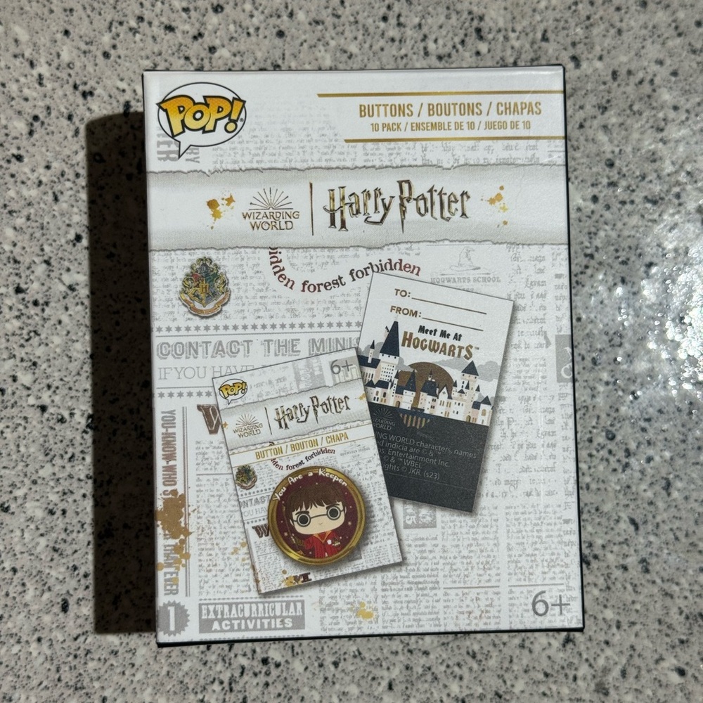 Harry Potter Pop Valentine’s Day Buttons Collection